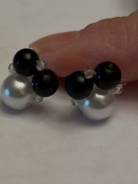 Hand Crafted Mickey Mouse Stud Earrings